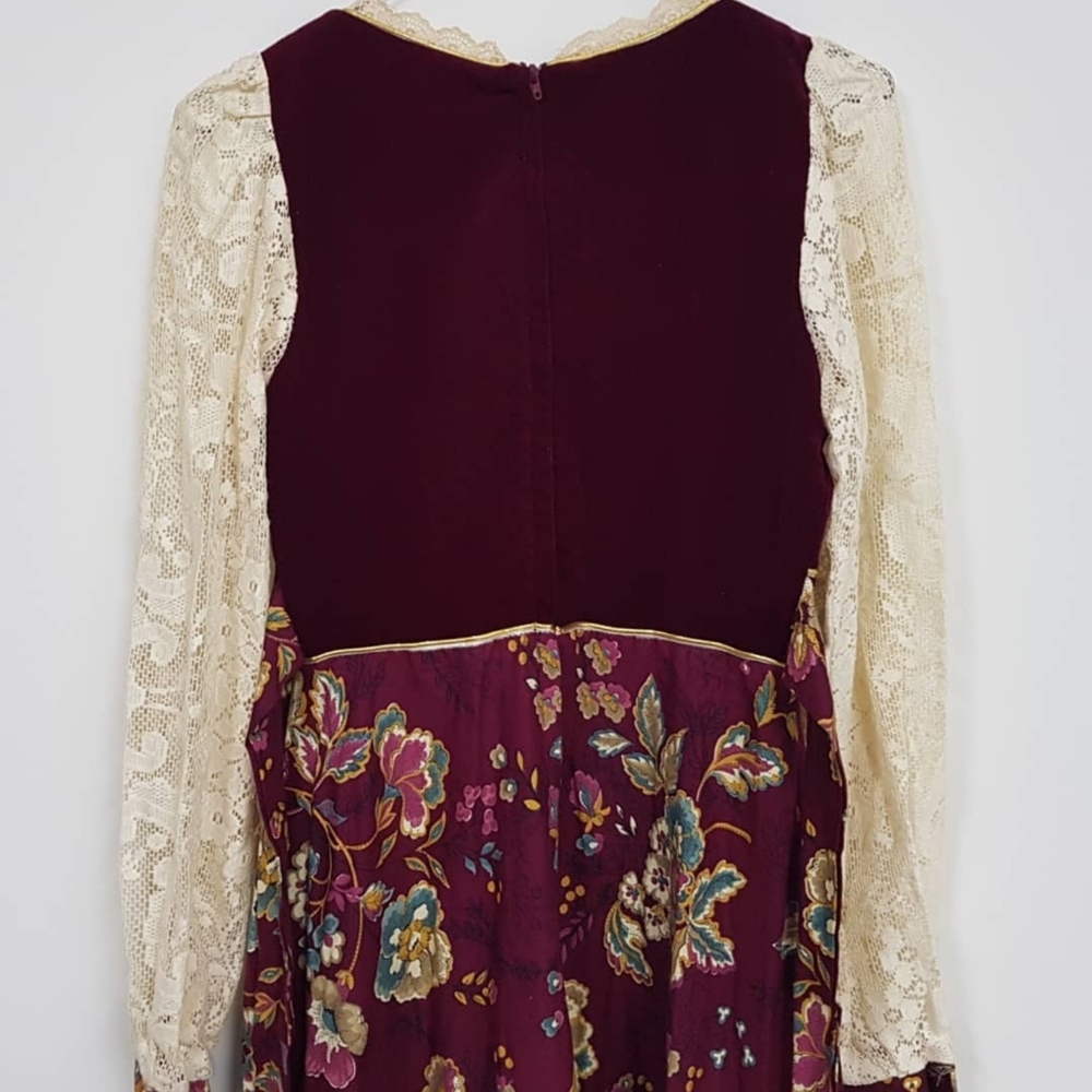 Gunne Sax Rare Vintage Dress Size 9 ( US 4-6) - Picture 4 of 8